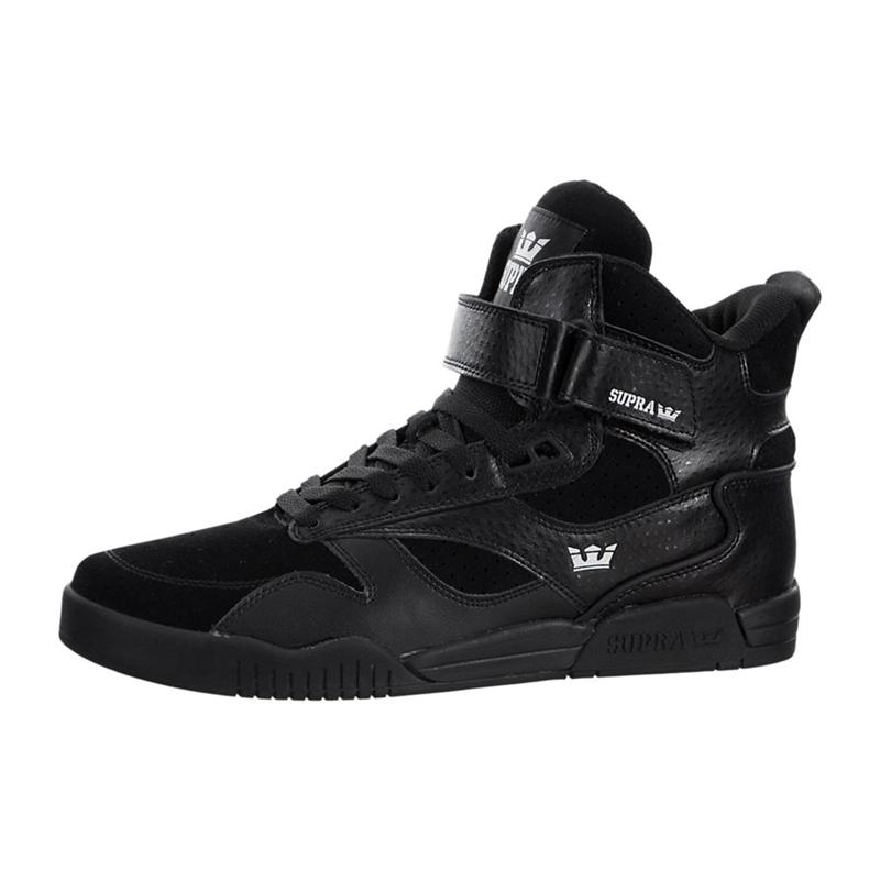 Buty Supra BLEEKER - Sneakersy Wysokie Damskie - Czarne (QBPJ-90324)